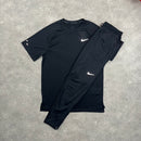 NIKE ADV STRIDE T-SHIRT & PANT SET - BLACK