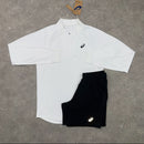 ASICS MATCH 1/4 ZIP TOP & SHORTS SET