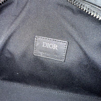 DIOR BLACK CD DIAMOND MESSENGER BAG