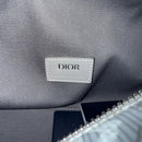 DIOR GREY CD DIAMOND MESSENGER BAG