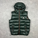 MONCLER KHAKI GILET - (FITS M)