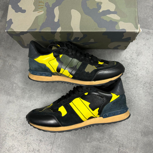 VALENTINO ROCKRUNNERS YELLOW/BLACK (FIT 7.5-8.5)