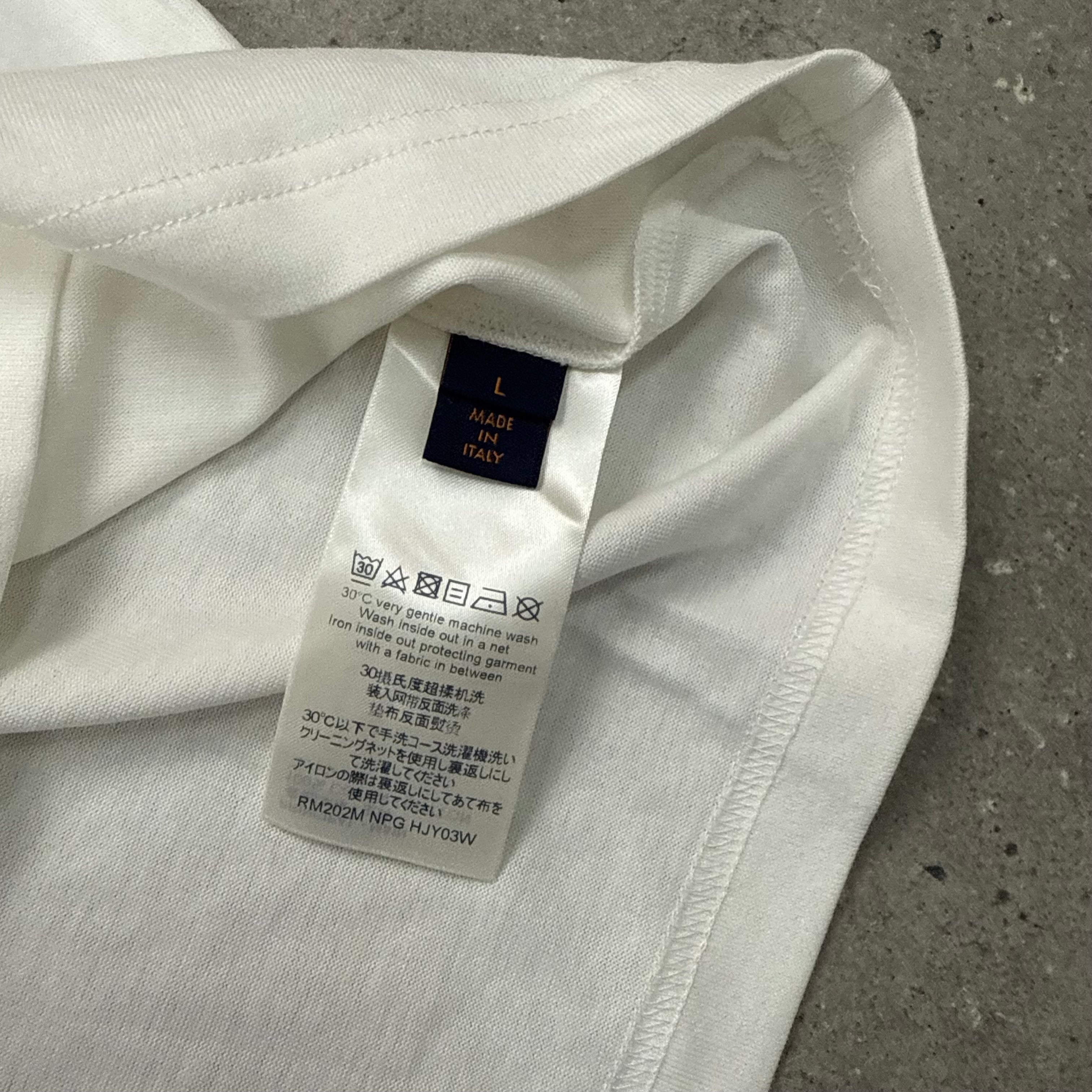 LOUIS VUITTON STITCH PRINT T-SHIRT - (L)