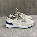 BRUNELLO CUCINELLI KNIT LACE UP SNEAKERS - (EU42 / UK8)