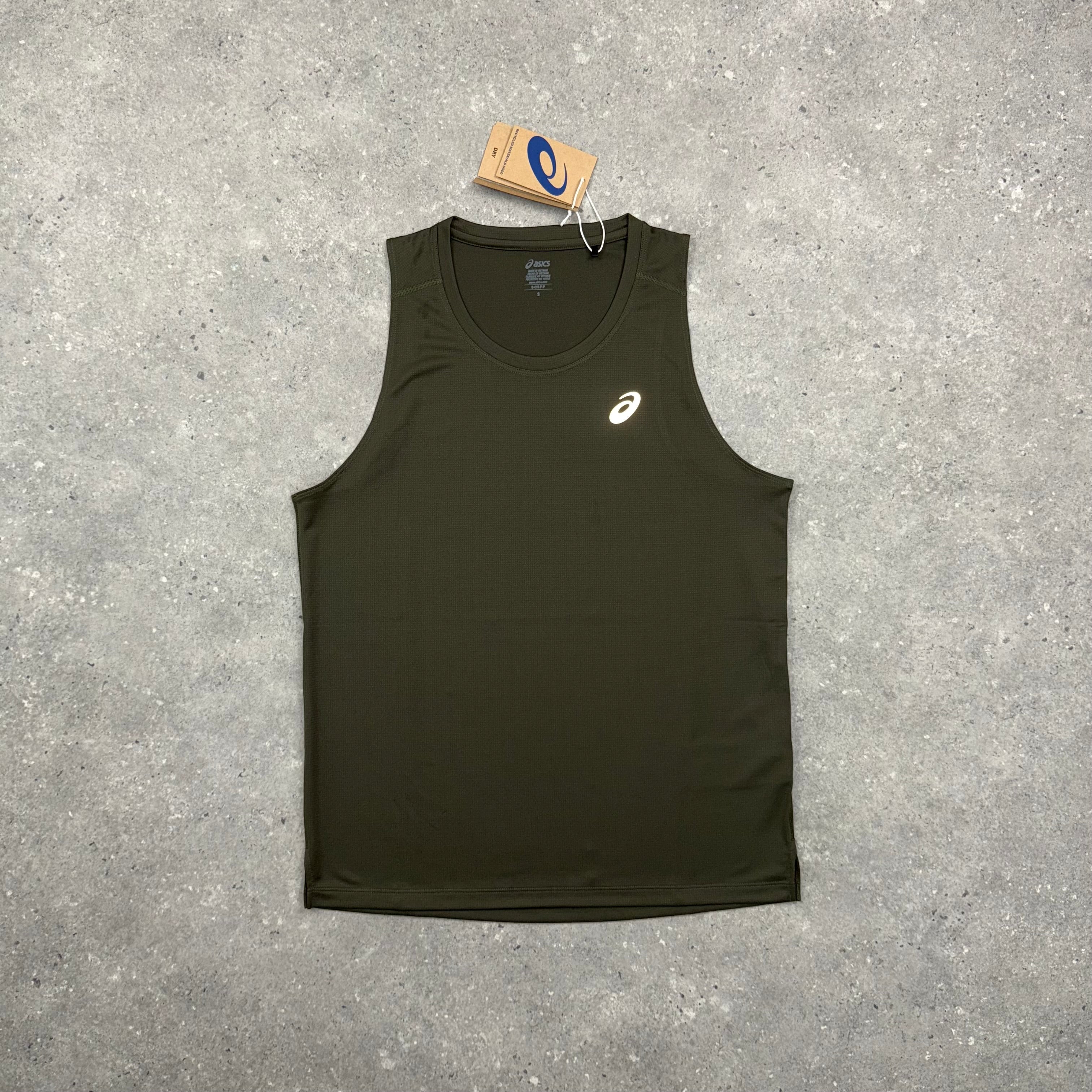 ASICS CORE VEST - BROWN STONE