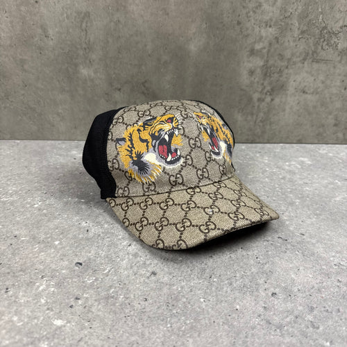 GUCCI TIGER PRINT CAP