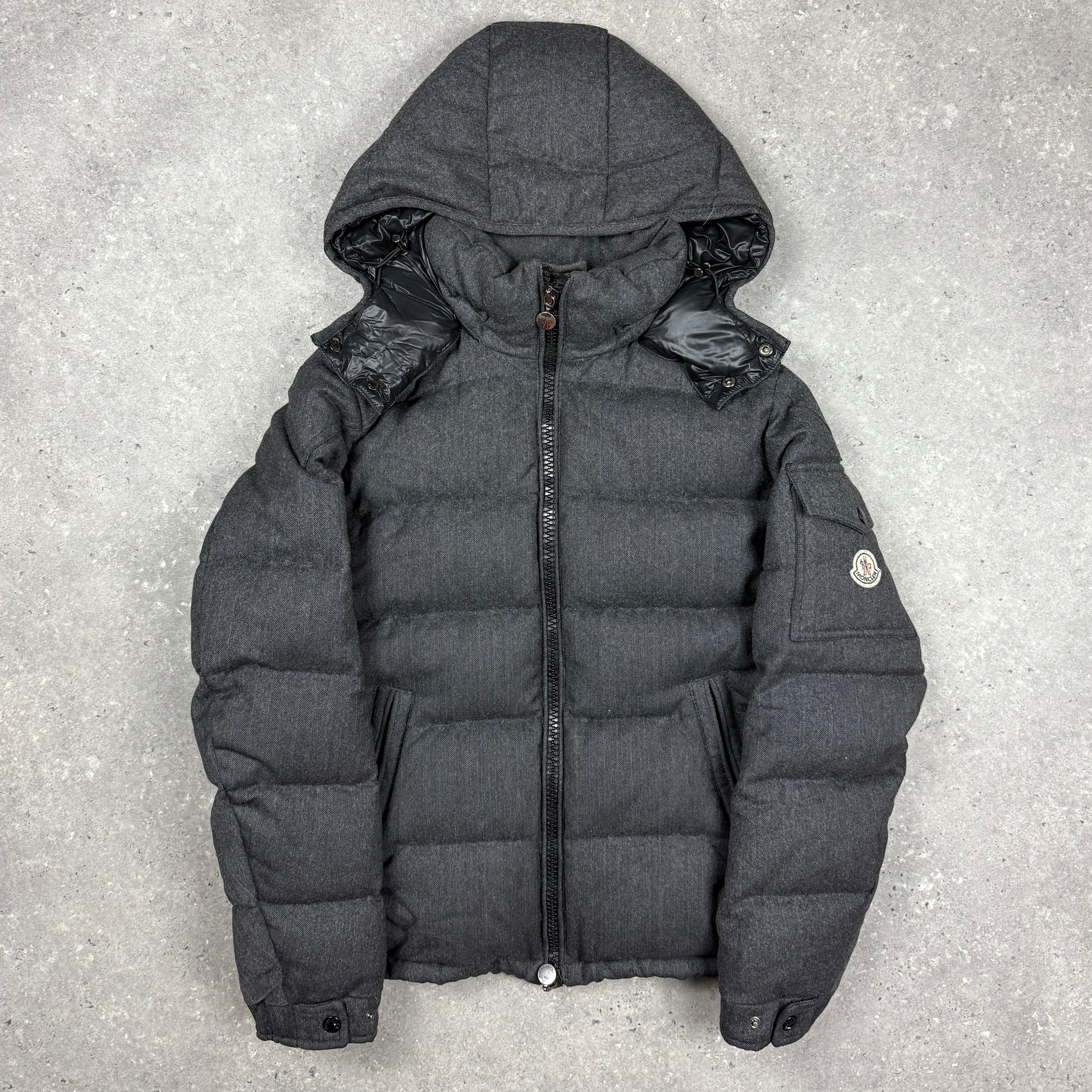 MONCLER MONTGENEVRE JACKET GREY - 1 (S)
