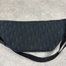 DIOR OBLIQUE BELT BAG - BLACK