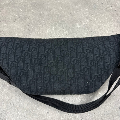 DIOR OBLIQUE BELT BAG - BLACK