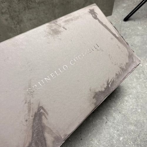 BRUNELLO CUCINELLI KNIT LACE UP SNEAKERS - (EU42 / UK8)