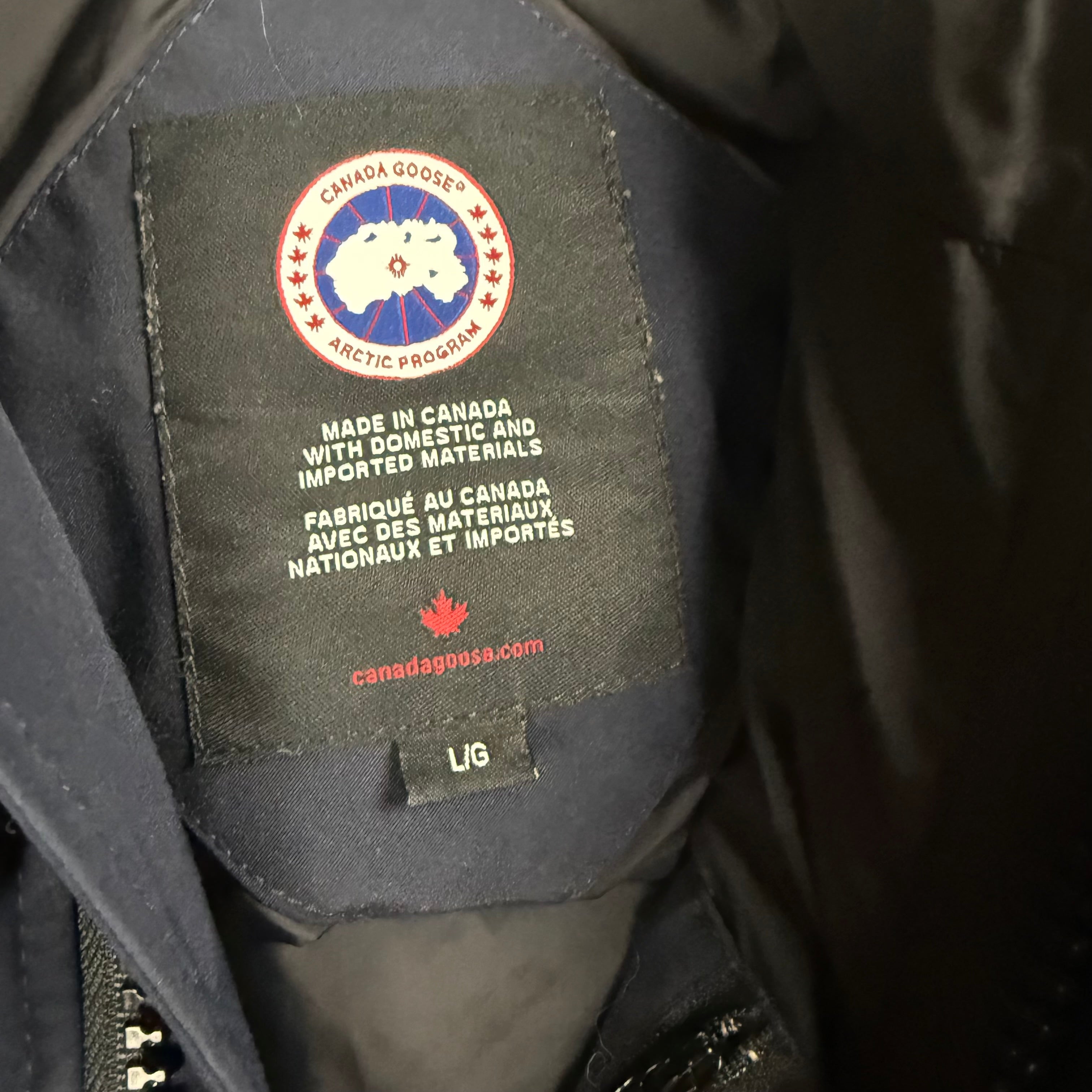 CANADA GOOSE CARSON PARKA NAVY - (L)