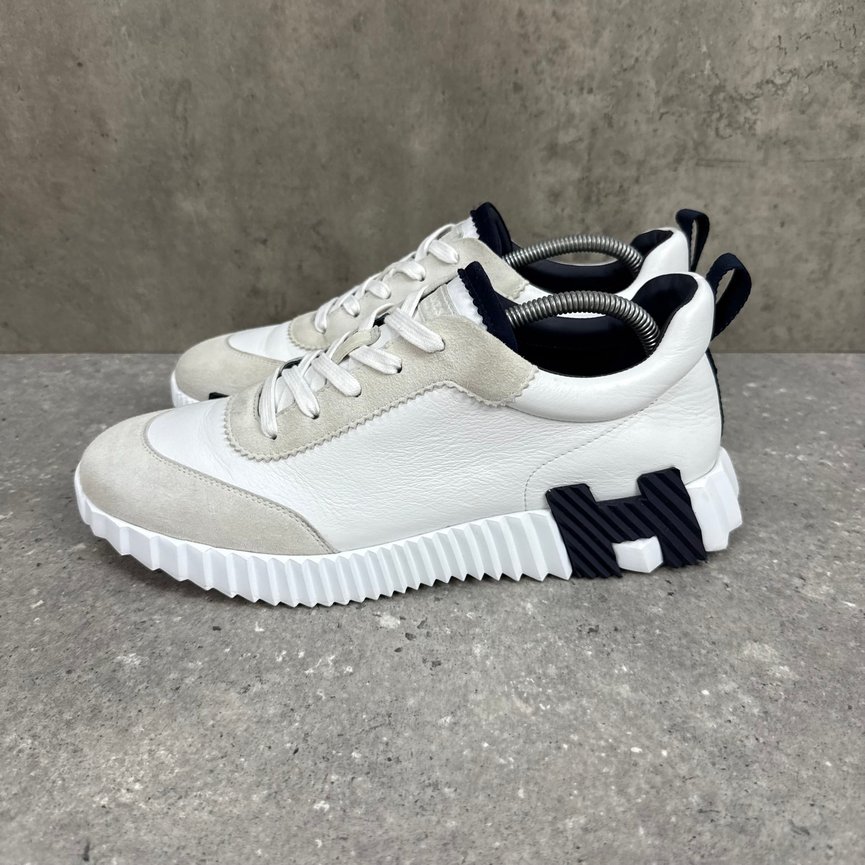 HERMES BOUNCING WHITE/GREY - (EU42 / UK8)