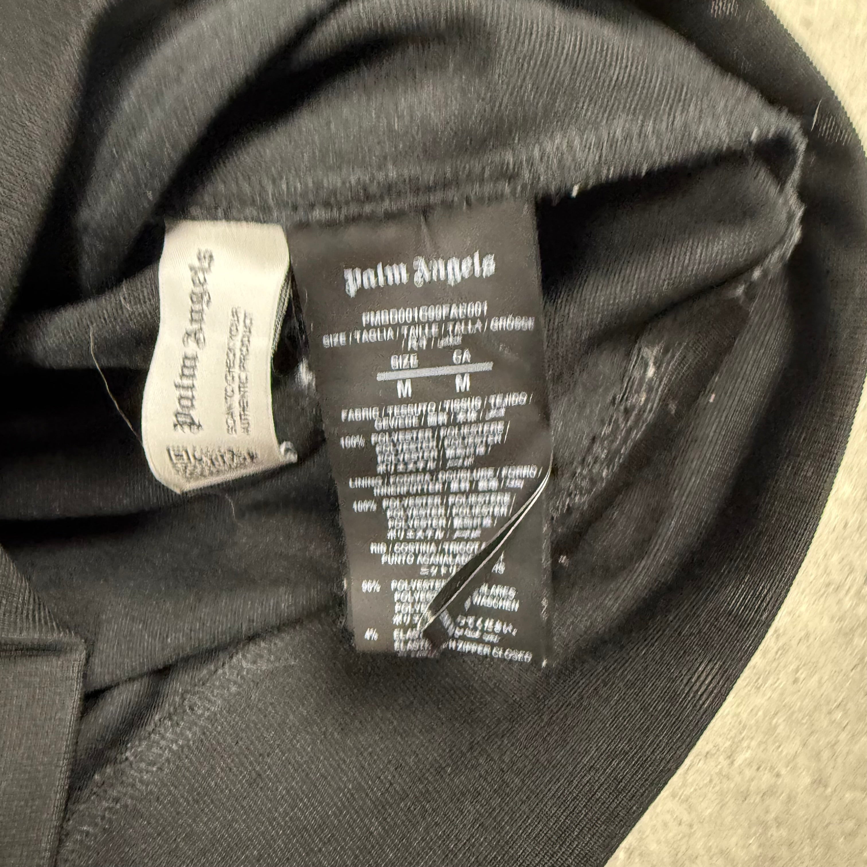 PALM ANGELS ZIP-TOP BLACK - (M)