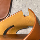 HERMES SANDALS BROWN - (EU39.5 / UK5.5)
