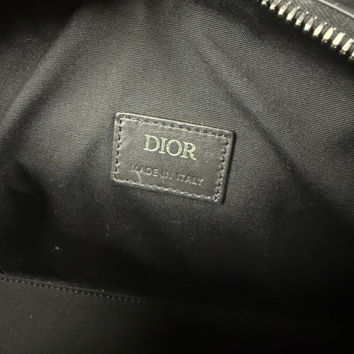 DIOR BLACK CD DIAMOND MESSENGER BAG