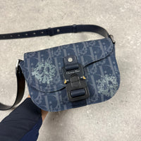 DIOR x DENIM TEARS SADDLE SHOULDER BAG