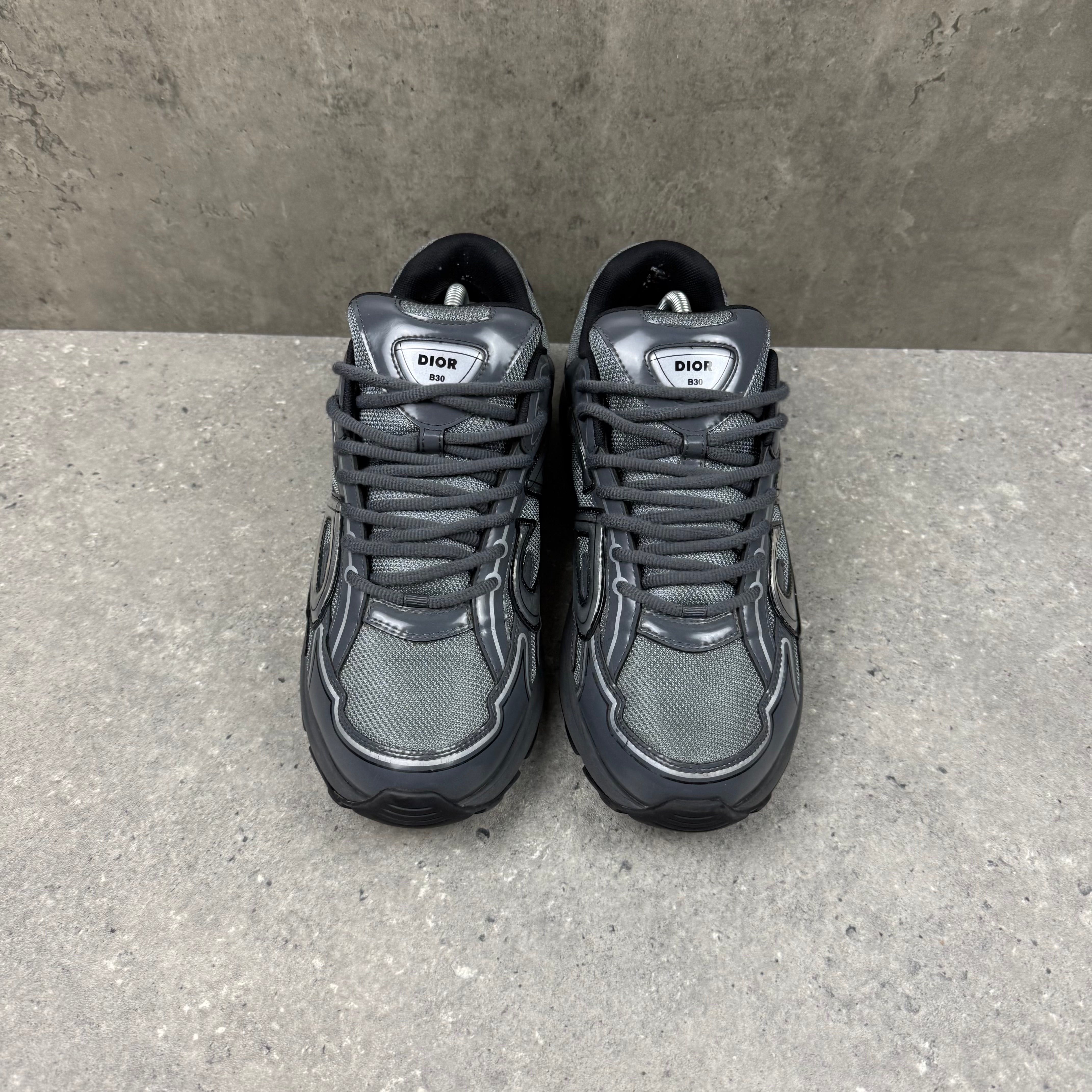 DIOR B30 GREY/CHROME - (EU45 / UK 11)