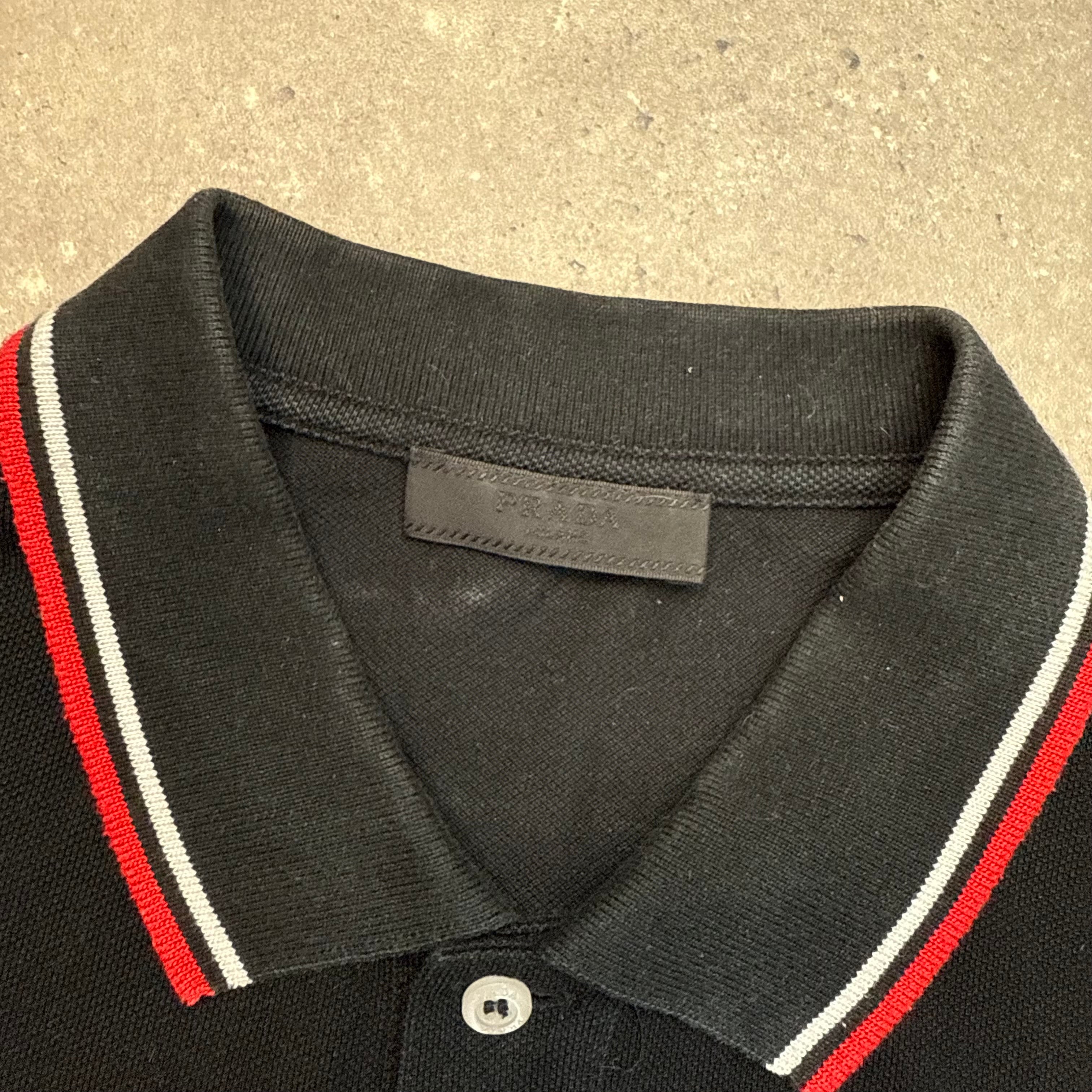 PRADA POLO T-SHIRT - (FITS S/M)