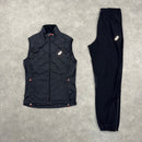 ASICS ROAD GILET & CORE WOVEN PANT SET - PERFORMANCE BLACK