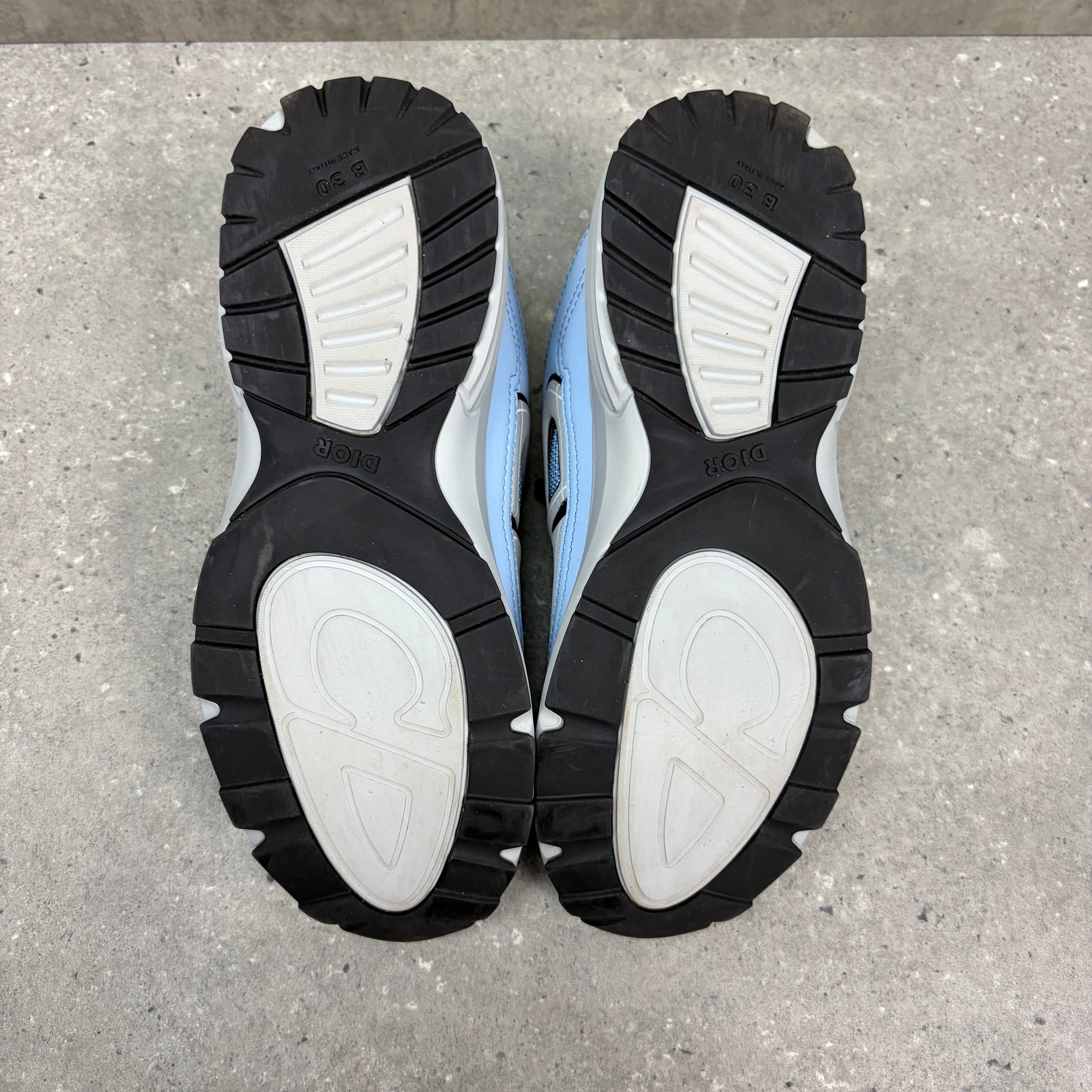 DIOR B30 WHITE/LIGHT BLUE - (EU42.5 / UK8.5)