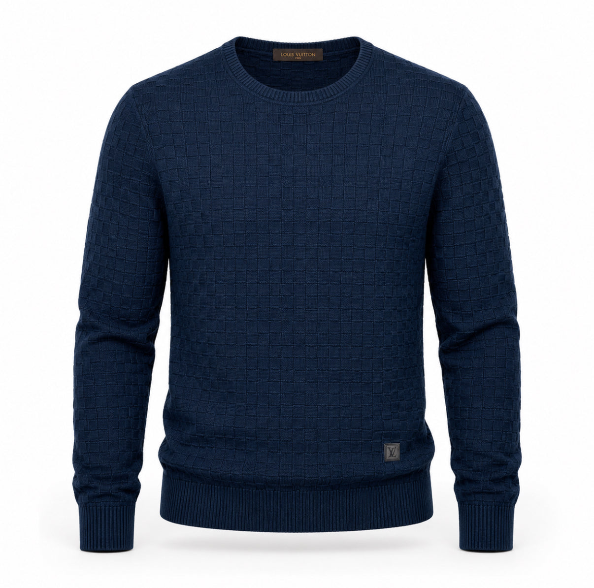 LOUIS VUITTON DAMIER JUMPER NAVY - (M)