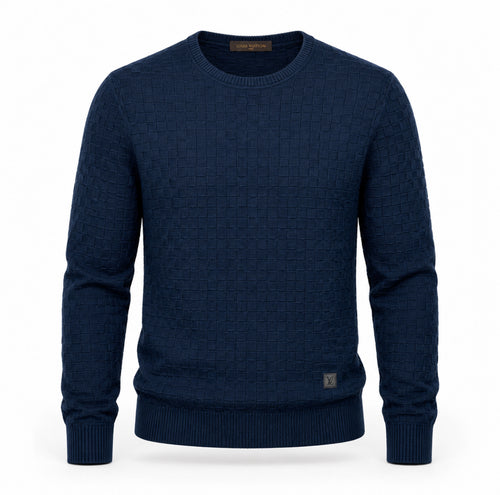 LOUIS VUITTON DAMIER JUMPER NAVY - (M)