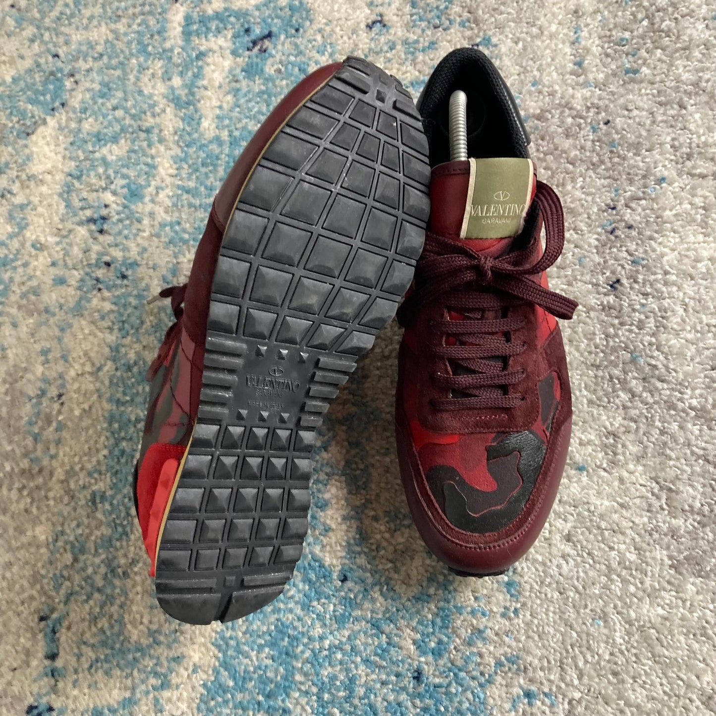 VALENTINO ROCKRUNNERS RED/BLACK (FITS 8/9)