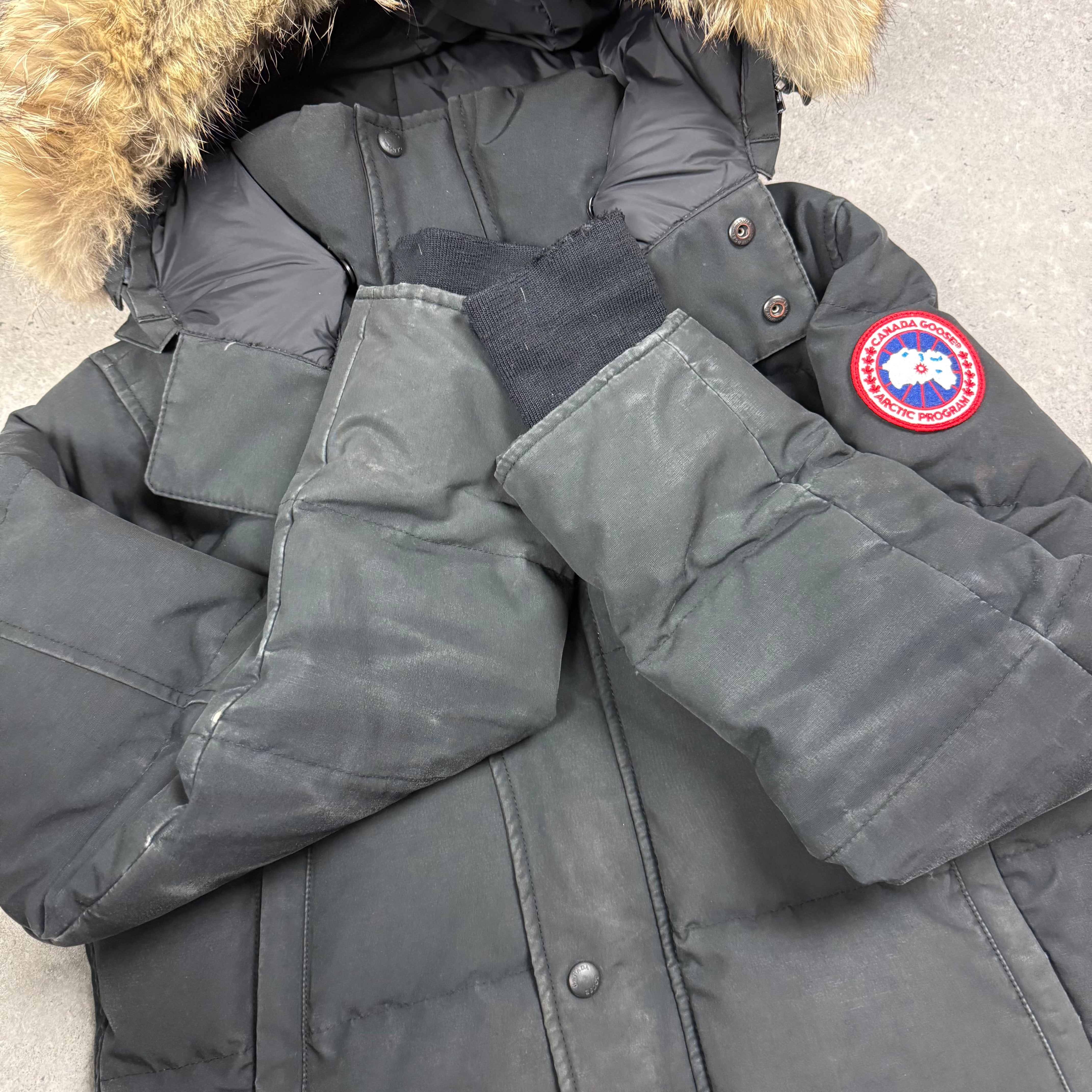 CANADA GOOSE WYNDHAM PARKA BLACK FUSION - (M)