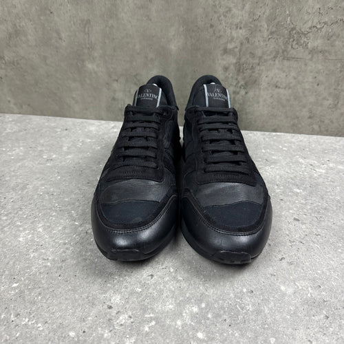 VALENTINO ROCKRUNNER BLACK - (EU42 / UK8)
