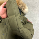 CANADA GOOSE WYNDHAM PARKA KHAKI - (S)