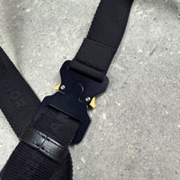 DIOR BLACK CD DIAMOND MESSENGER BAG