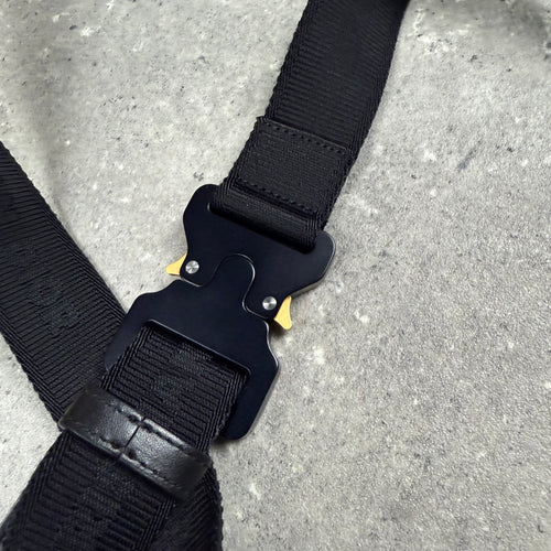 DIOR BLACK CD DIAMOND MESSENGER BAG