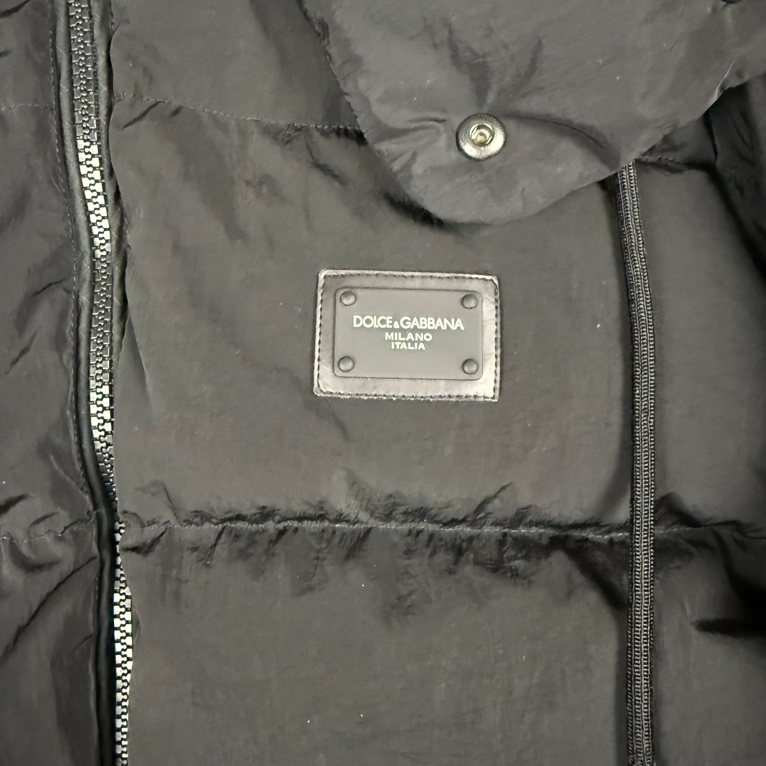 DOLCE & GABBANA JACKET BLACK- (M)