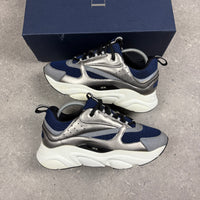 DIOR B22 NAVY / SILVER - (EU41.5 / UK 7.5)