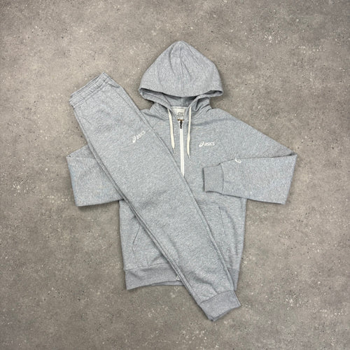 ASICS CLUB FLEECE TRACKSUIT - GREY