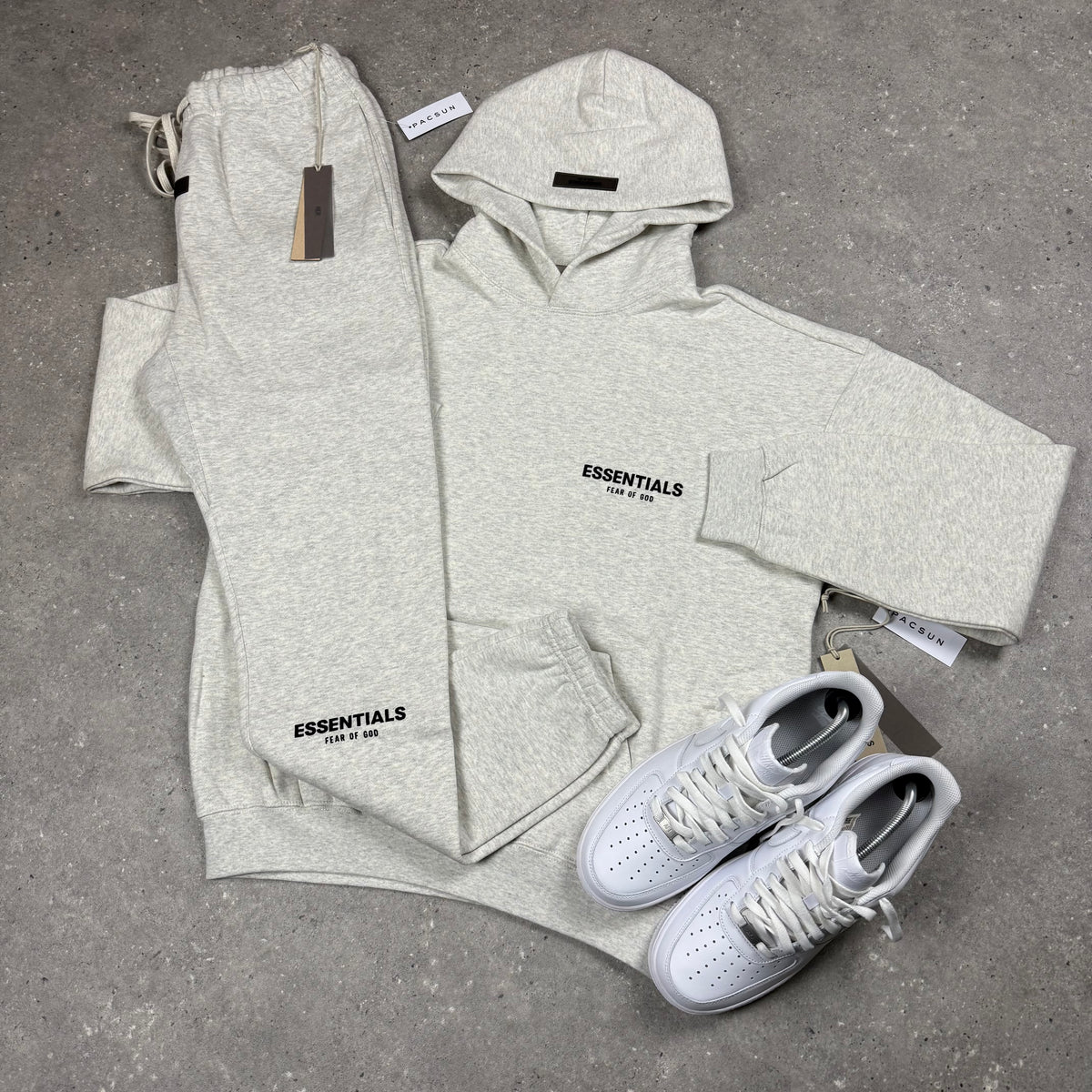 ESSENTIALS “LIGHT OATMEAL” TRACKSUIT