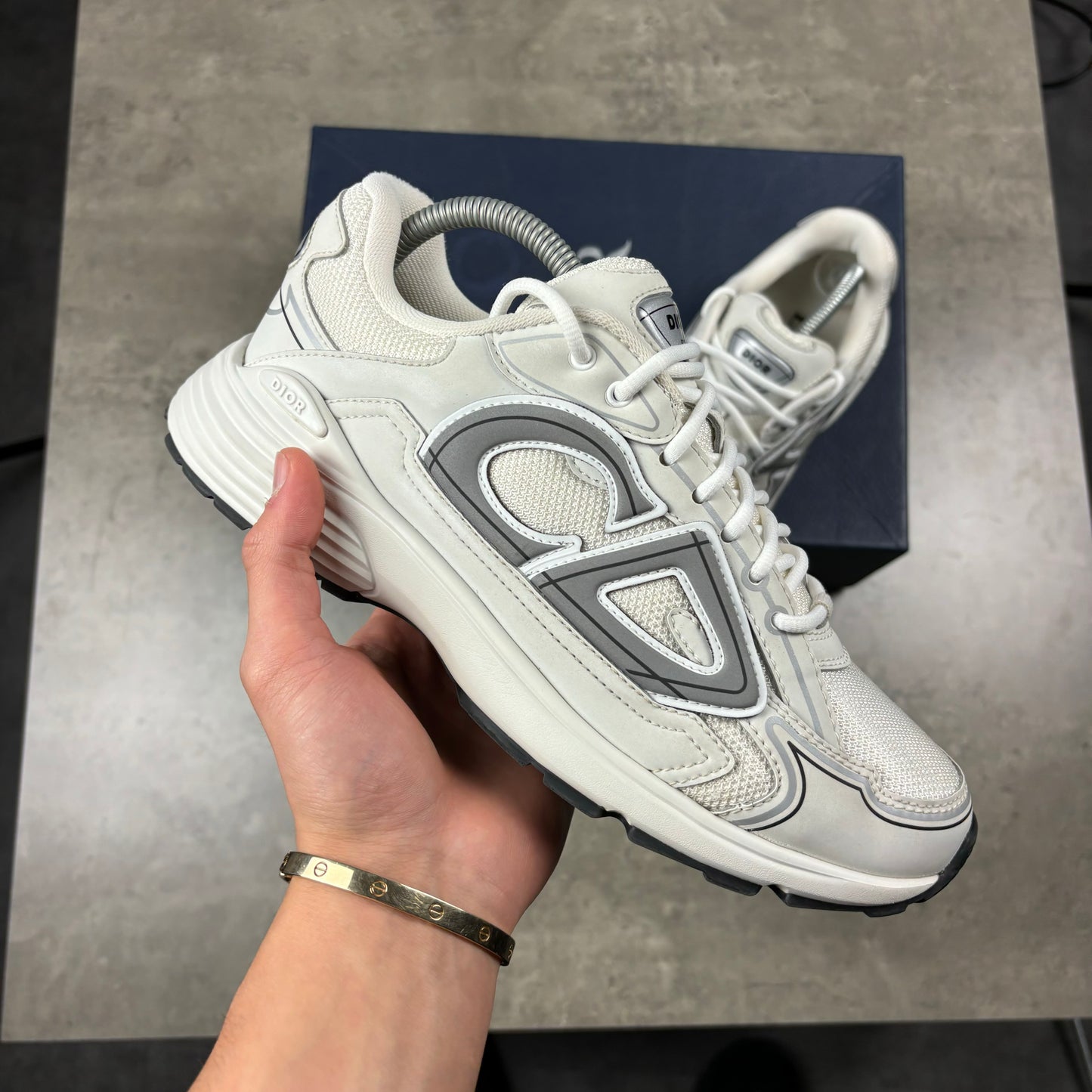 DIOR B30 TRAINERS - WHITE (FITS 7.5)