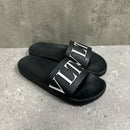 VALENTINO SLIDERS BLACK - (EU42 / UK8)