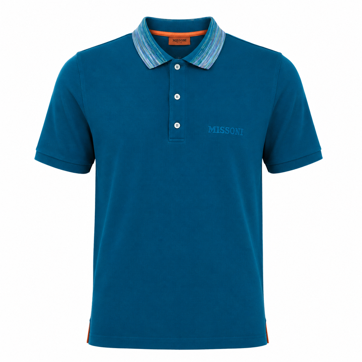 MISSONI POLO T-SHIRT BLUE/ CYAN