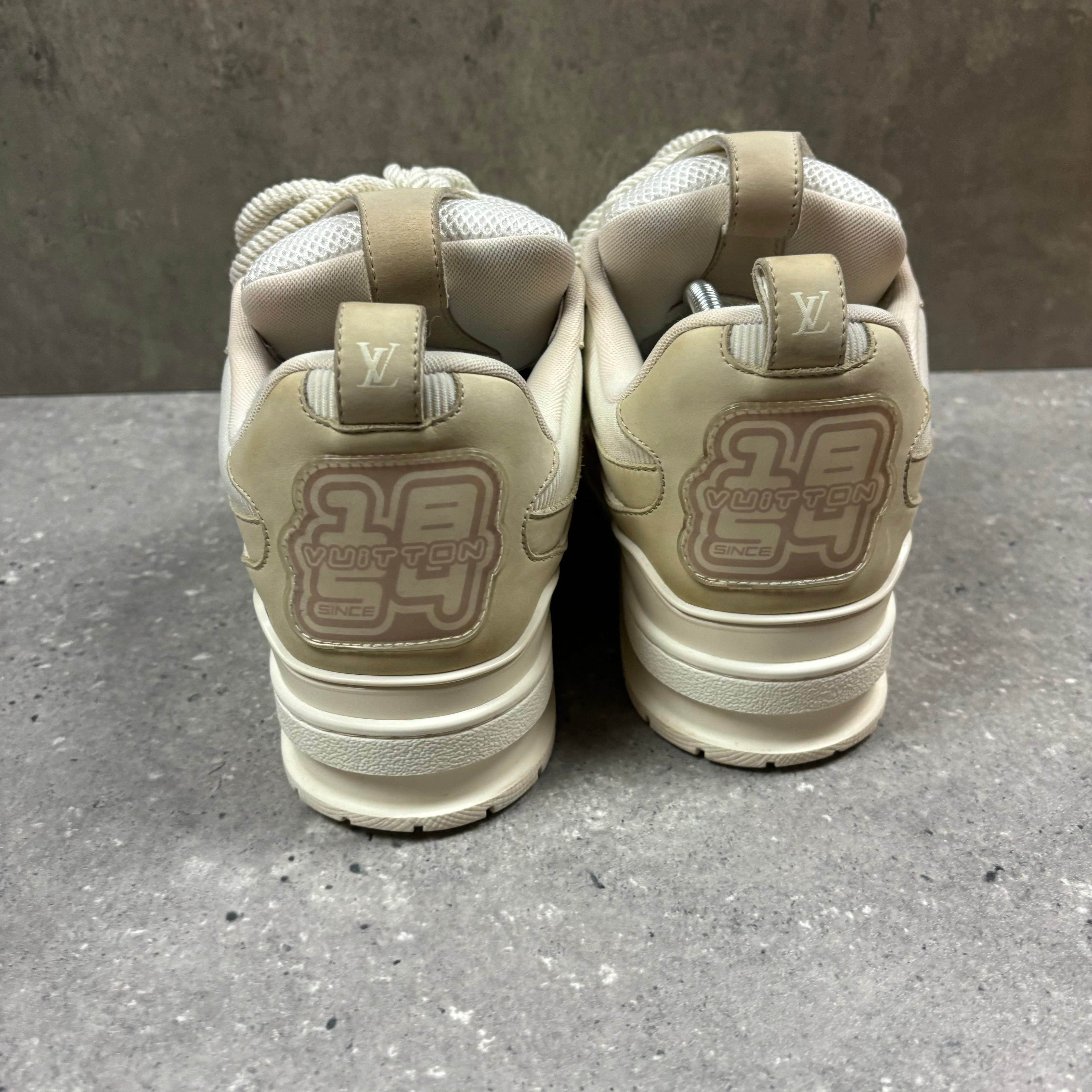 LOUIS VUITTON BEIGE SKATES EU43.5 (FITS UK10.5)
