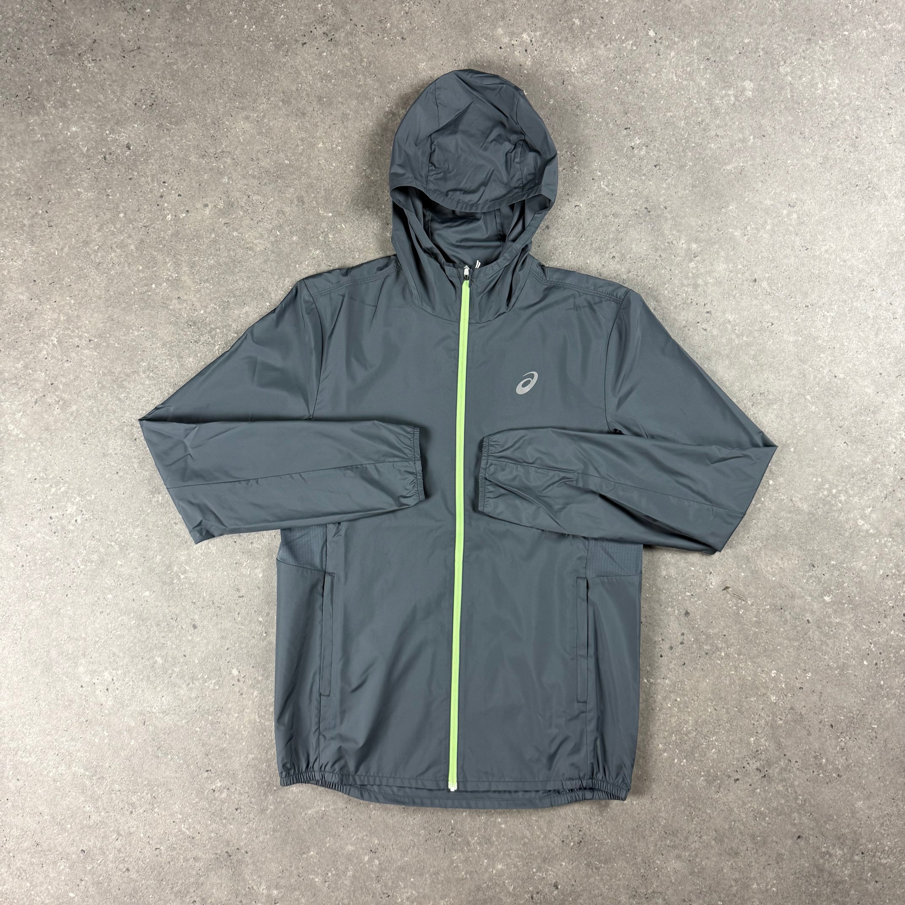 ASICS CORE WINDRUNNER JACKET - STEEL GREY