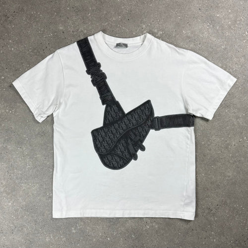 DIOR SADDLE T-SHIRT WHITE - XL (FITS L)