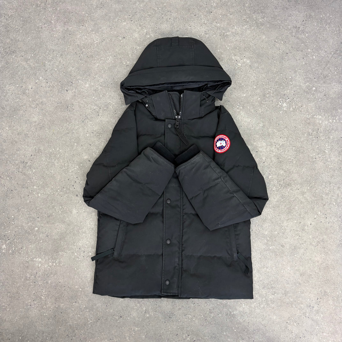 CANADA GOOSE WYNDHAM PARKA BLACK - (XS)
