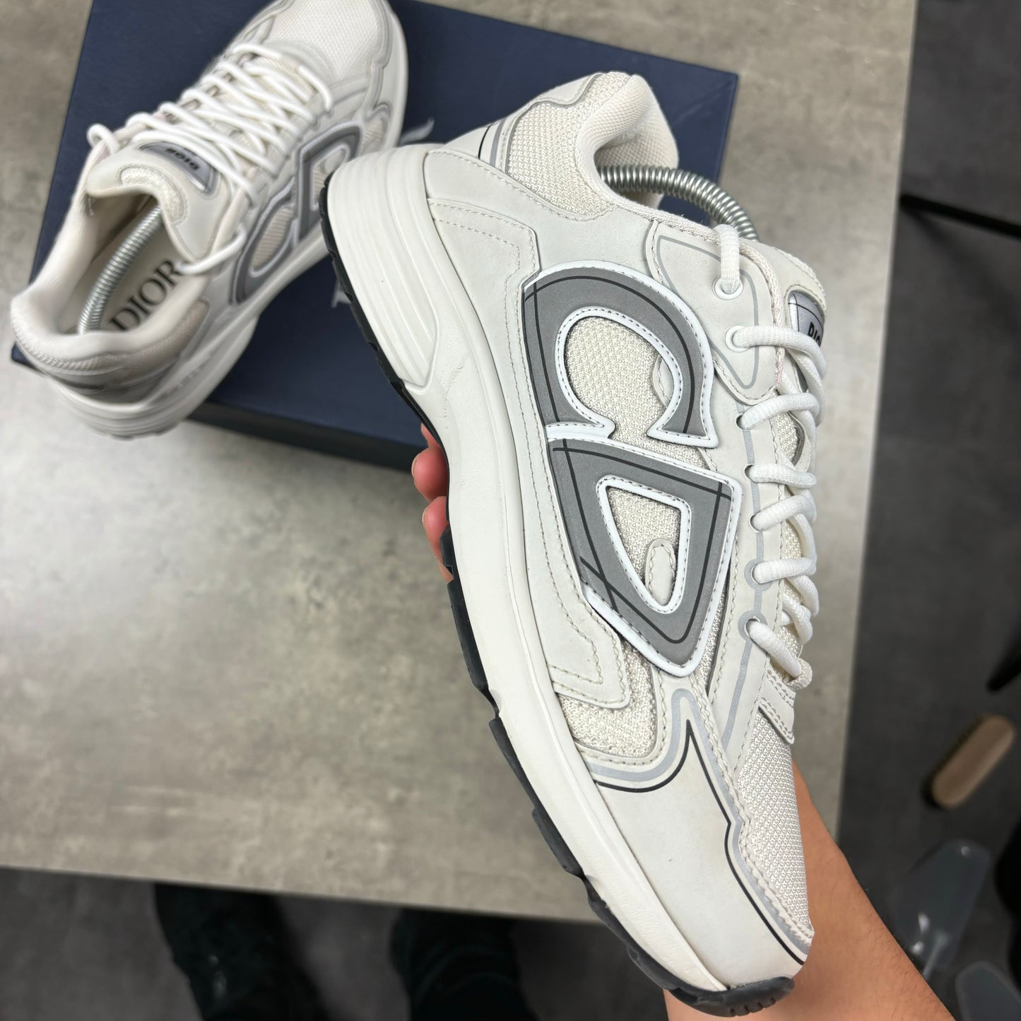 DIOR B30 TRAINERS - WHITE (FITS 7.5)