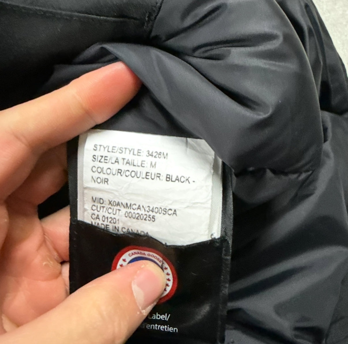CANADA GOOSE CHATEAU PARKA BLACK - (M)