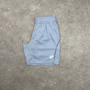 ASICS SLANT PANEL SHORTS - GREY BLUE