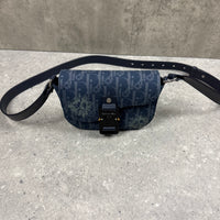 DIOR x DENIM TEARS SADDLE SHOULDER BAG