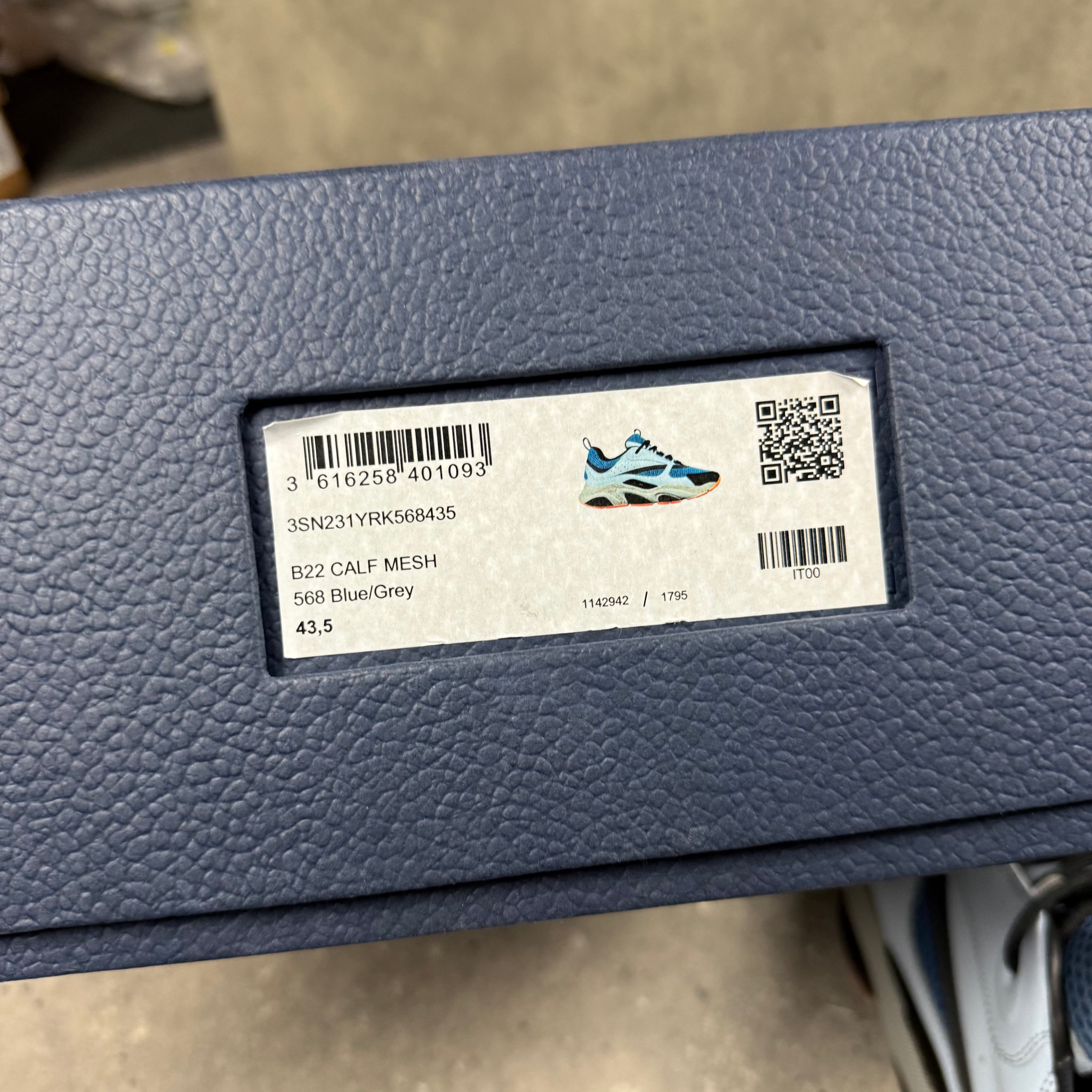 DIOR B22 LIGHT BLUE / ORANGE - (EU 43.5 / UK 9.5)