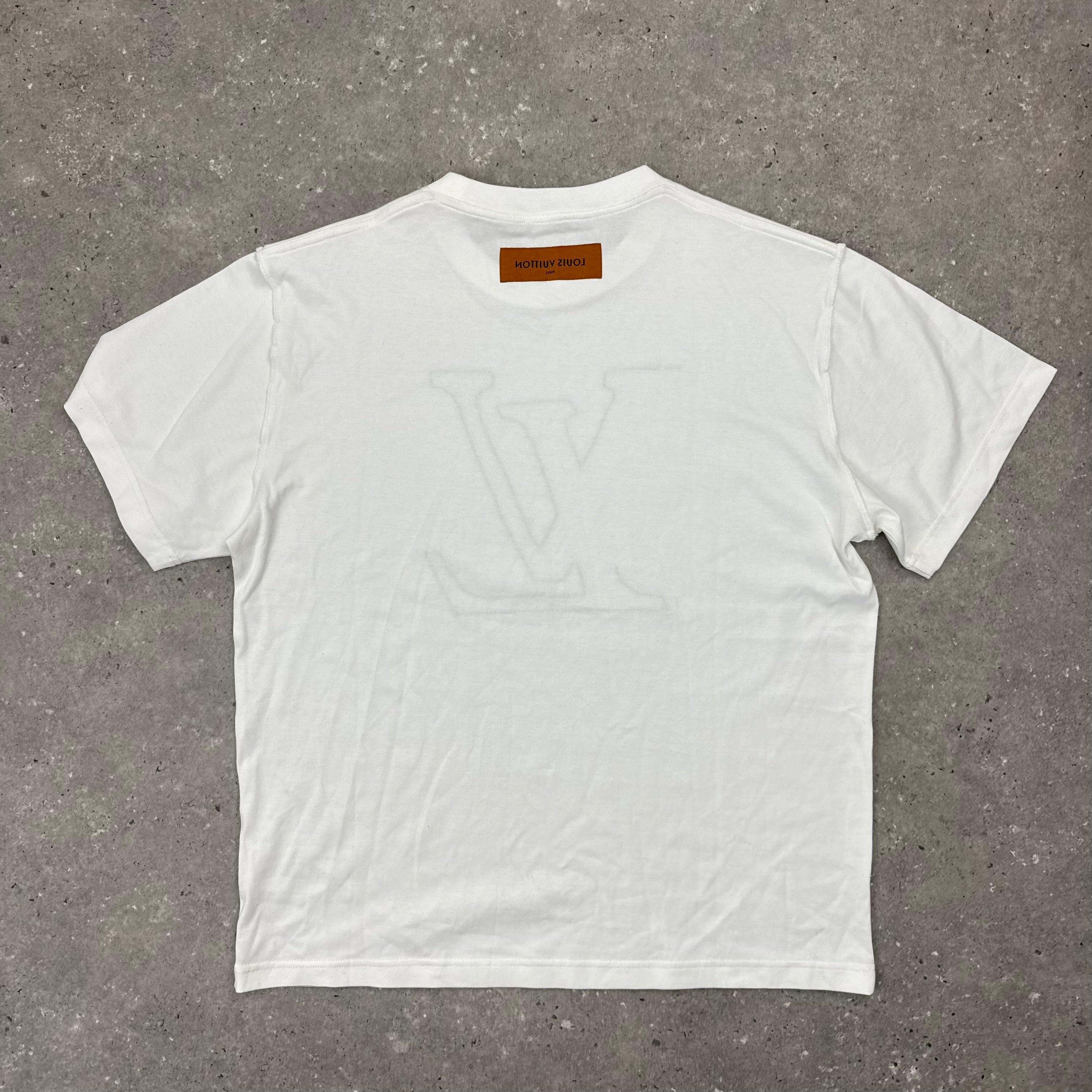 LOUIS VUITTON STITCH PRINT T-SHIRT - (L)
