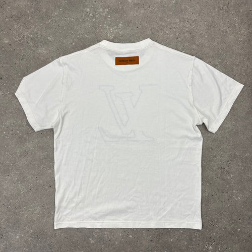 LOUIS VUITTON STITCH PRINT T-SHIRT - (L)